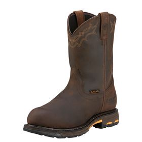 Mens Workhog Distressed brown